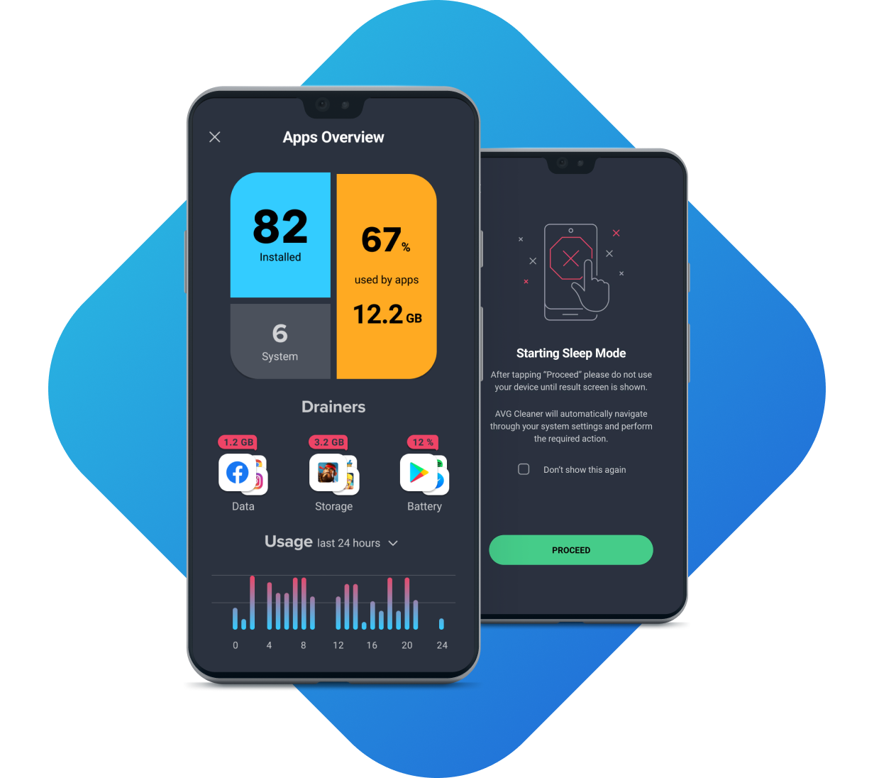 Super Cleaner para Android detiene las aplicaciones ávidas de recursos